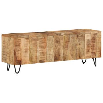vidaXL Tv-meubel 110x30x40 cm massief mangohout, Verzenden, Nieuw