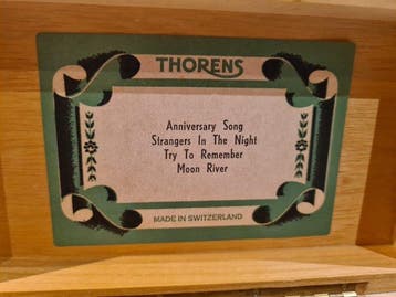 thorens - Boîte à musique - 1920-1930 - Boîte à musique