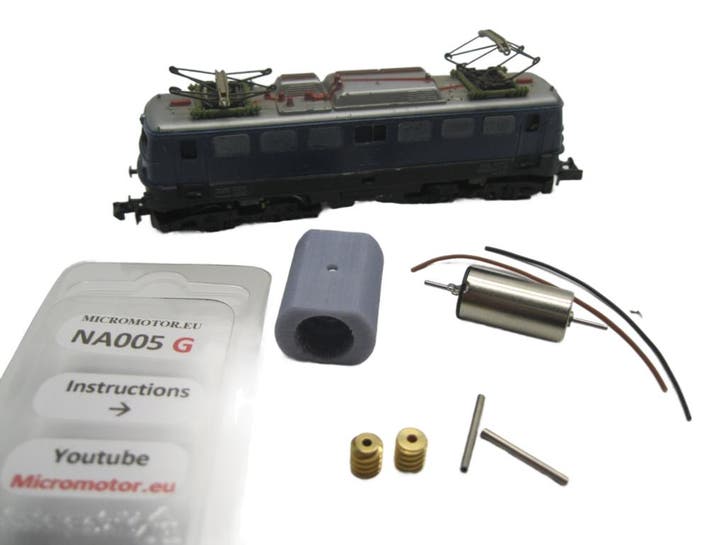 micromotor NA005g motor ombouwset voor Arnold 0232-0234, Hobby & Loisirs créatifs, Trains miniatures | Échelle N, Envoi