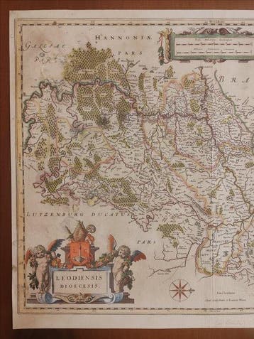 België - Luik; Willem Janszoon Blaeu (1571–1638) -