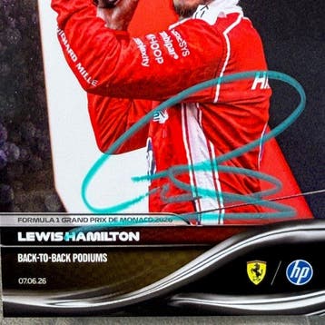 Ferrari - Topps Now - (034) Lewis Hamilton Back to back, Nieuw