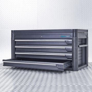 Datona Gereedschapskist tech-line 100 cm - Datona - Zwart, Ophalen of Verzenden