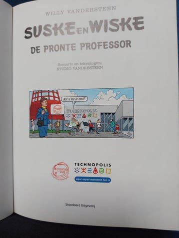 Suske en Wiske - De Pronte Professor - Luxe linnen HC -, Boeken, Stripverhalen, Nieuw