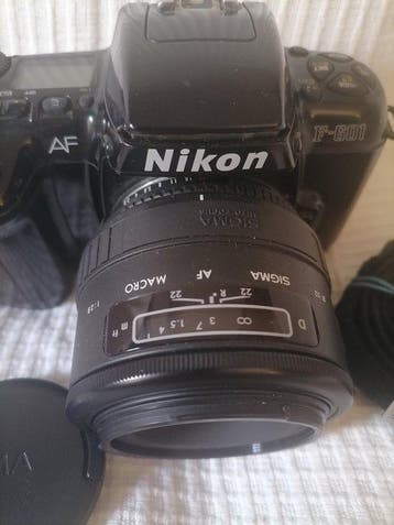 Nikon, Sigma AF601, AF macro 90mm 2.8 Analoge camera, Nieuw