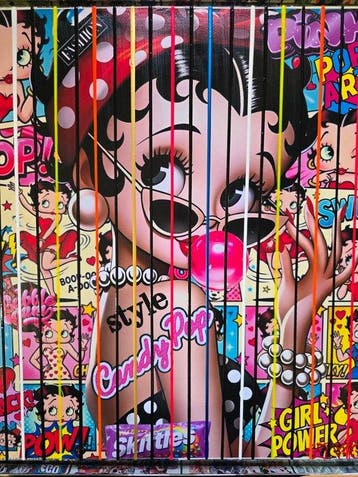 Elmago - Betty boop pop icon codebarre(large)