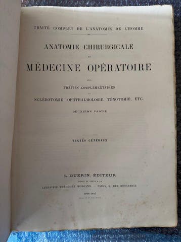Bourgery et Claude Bernard - Traité complet de lanatomie de