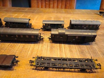 Fleischmann H0 - Model treinwagon (9) - Oude patina, licht, Nieuw