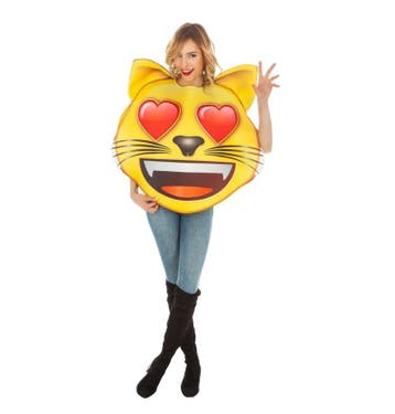 Kostuum Emoji Kat Hart, Verzenden