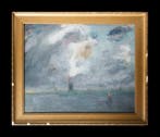 Lucien Frank (1857-1920) - Moulin dans la brume