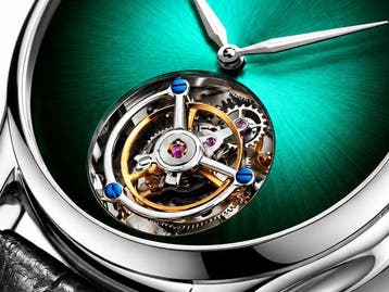 AKOR Le Locle - Émeraude Tourbillon – 43 mm - Zonder, Nieuw