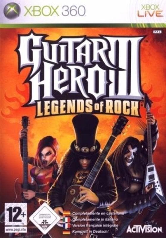 Guitar Hero III Legends of Rock (Xbox 360 Games), Games en Spelcomputers, Games | Xbox 360, Zo goed als nieuw, Ophalen of Verzenden