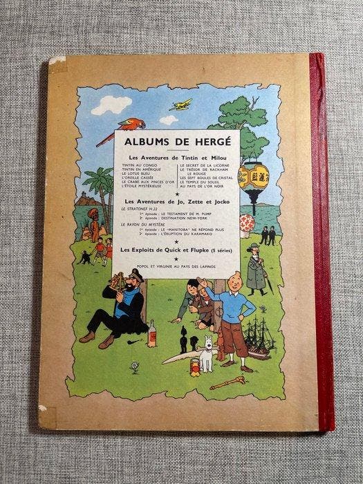 Tintin - Le Crabe aux pinces dor (B7) - - 1 Album - Herdruk, Boeken, Stripverhalen