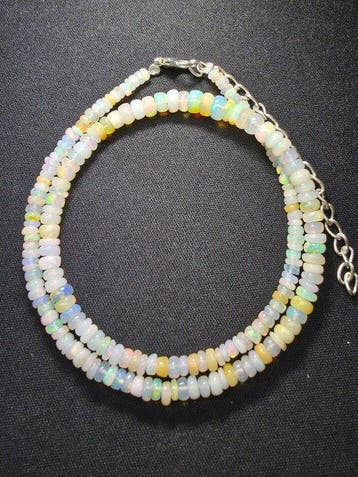 52 cts Opaal Halsketting Sieraden- 10.5 g