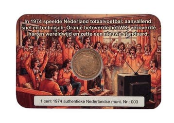 Nederland. Juliana. 1974 Coincard De magie van Oranje