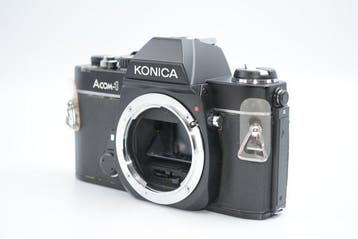 Konica Acom-1 + Konica AR Hexanon 135mm F3.5 Single lens, Nieuw