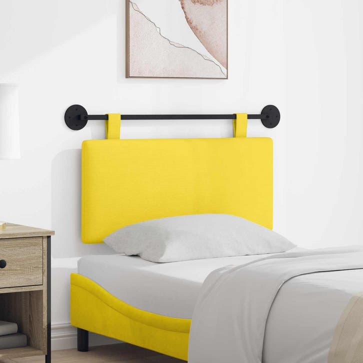 vidaXL Hangend hoofdbord Corduroy stof, Huis en Inrichting, Slaapkamer | Bedden, Nieuw, Verzenden