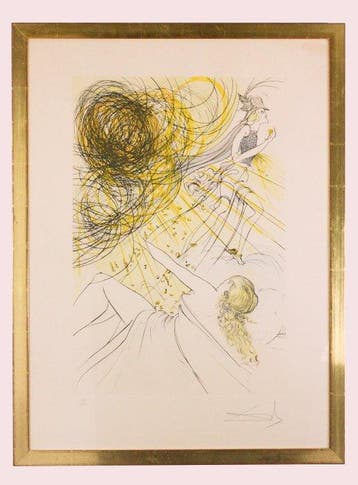 Salvador Dali (1904-1989) - Hommage à Mercure