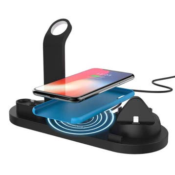 4 in 1 Oplaadstation voor Apple iPhone / iWatch / AirPods -, Verzenden, Nieuw