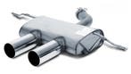FSW einddemper geschikt voor VW Golf V / VI, R-Look 2x90mm m, Verzenden