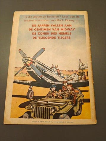Buck Danny 5 - De Zwarte Draak - 1 Album - EO - 1951