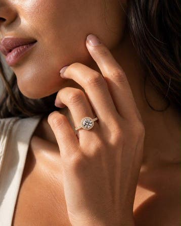 Ring - 18 karaat Geel goud - 2.58ct. tw. Diamant (Lab-grown)