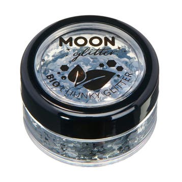 Moon Glitter Bio Chunky Glitter Silver 3g, Verzenden, Nieuw