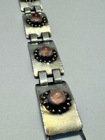 Zonder minimumprijs - Armband Zilver Quartz - Armband Georg, Nieuw