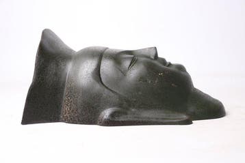 Mask - IJzer - Boeddha-gezicht wandhanger (Zonder
