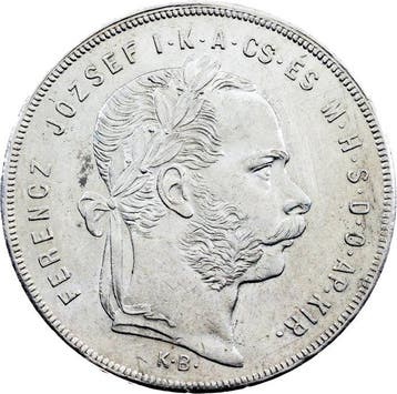 Hongarije. Franz Joseph I. 1 Forint 1879 (Zonder