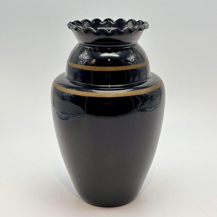 De Rupel Boom Glasfabriek - Vase - Hyalite - ART DÉCO - XXL, Antiek en Kunst, Antiek | Glaswerk en Kristal