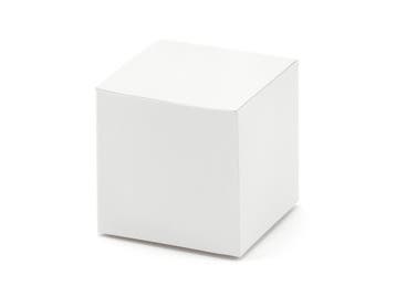 Geschenkdoosjes Kubus Wit 5cm 10st, Verzenden, Nieuw