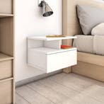 vidaXL Nachtkastjes 2 st 40x31x27cm bewerkt hout hoogglans, Verzenden, Nieuw