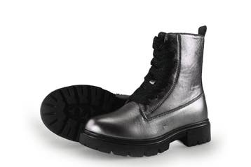 Muyters Veterboots Meisjes in maat 28 Zilver, Verzenden, Jongen of Meisje, Schoenen, Zo goed als nieuw