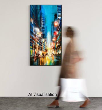 Prettau - City Cité - red lightings (vertical)