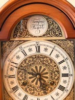 Tafelklok - Franz Hermle & Sohn - Art Deco Hout, Messing,, Antiquités & Art