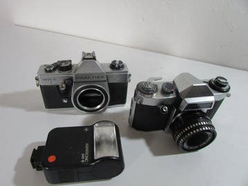Praktica MTL 5 / Super TL1000 / PL NovaIB + lenses + acc. |, Audio, Tv en Foto, Fotocamera's Analoog, Nieuw