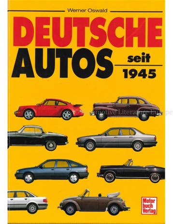 DEUTSCHE AUTOS SEIT 1945, ALLE DEUTSCHEN PERSONENWGEN (2 B.., Ophalen of Verzenden, Nieuw