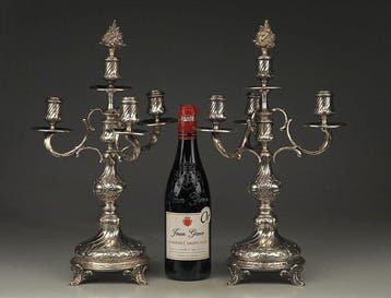 Koch & Bergfeld - Candélabre - Argent 800
