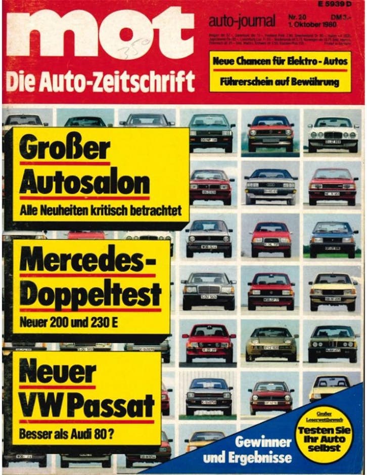 1980 MOT AUTO JOURNAL MAGAZINE 20 DUITS, Livres, Autos | Brochures & Magazines