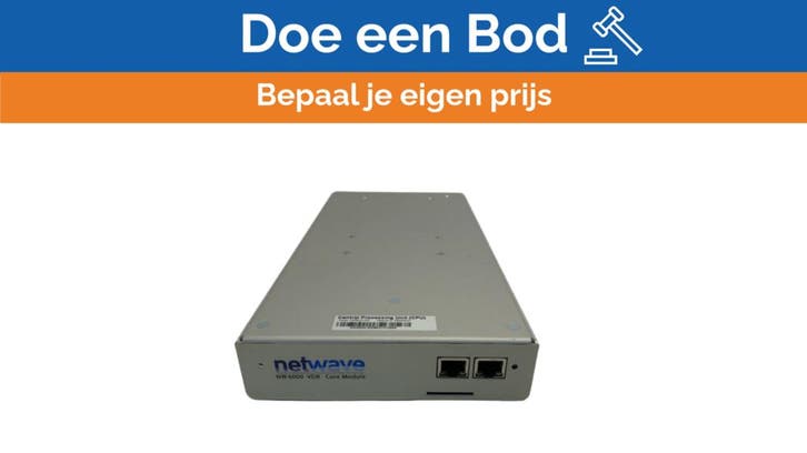 Bieden: Netwave NW6000 VDR CPU Module with 1TB, Watersport en Boten, Navigatiemiddelen en Scheepselektronica, Ophalen of Verzenden