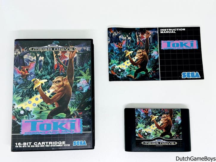 Sega Megadrive - Toki - Going Ape Spit, Games en Spelcomputers, Games | Sega, Gebruikt, Verzenden