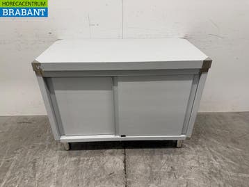 Armoire de travail Vogue en acier inoxydable 2 portes, Verzenden