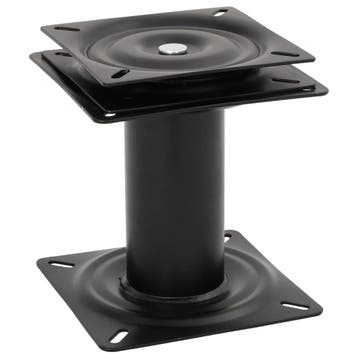 vidaXL Bootstoelpoot met 360° draaiplateau staal, Watersport en Boten, Verzenden, Nieuw