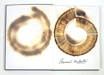 Bernard Aubertin (1934-2015) - Livre Brûlé Rosenberg