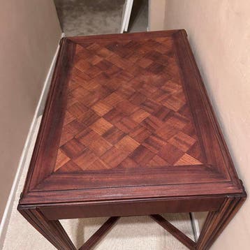 Bijzettafel - Hout - Marquetering