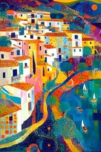 Jowita Skalska - When the Sky Paints the Earth XXL, Antiek en Kunst