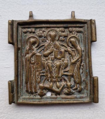 Reis-icoon - Moeder Gods, Vreugde aller Lijdenden, Deësis -