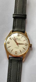 ATLANTIC worldsmastarur - gold - plated - 21 jewels - gold