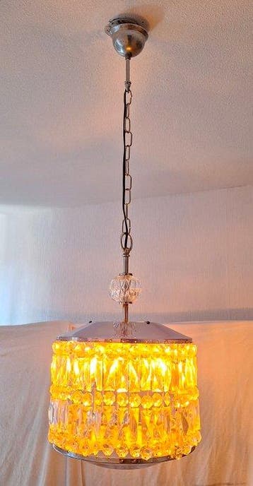 Lustre - Cristal, Métal - 3-lichts