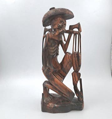 Waterdrager - sculptuur - Indonesië (Zonder minimumprijs)